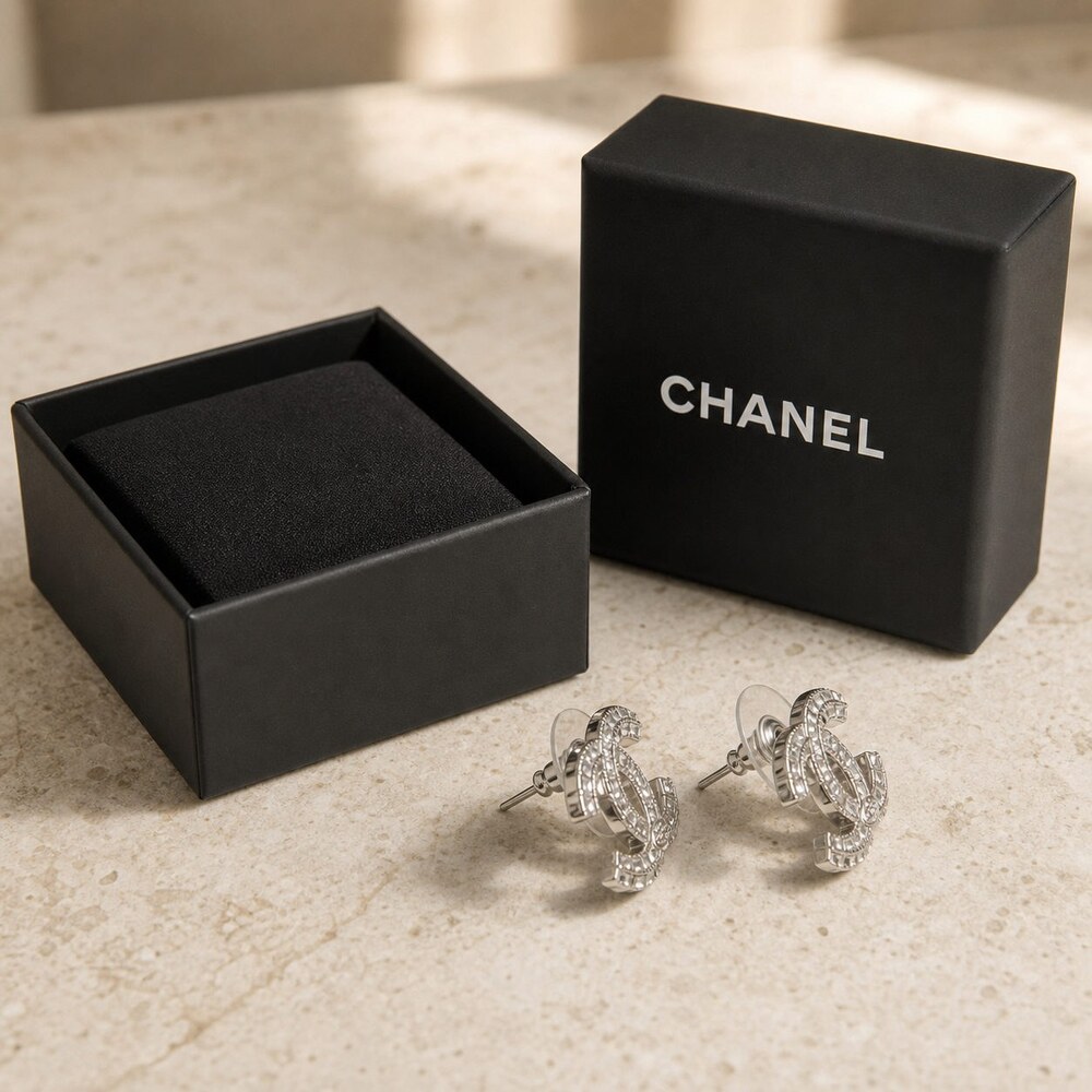CHANEL Classic Parisian Earrings Style 43 | New with Box - Picture 6 of 9